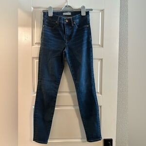 Madewell 9” High-Rise Skinny Denim Jeans Size 26